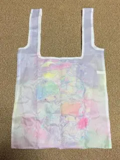 サンリオ　リトルツインスターズ　エコバッグ　メルヘン　キキララ
