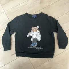 POLO BEAR ブラックトレーナー 120