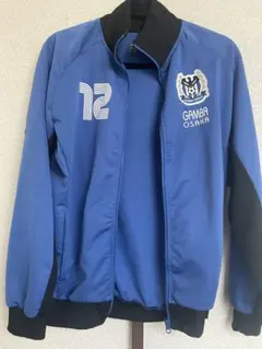サッカーGAMBA OSAKA 青 ジップアップウェアM 新品のサムネイル