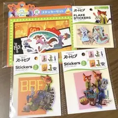 ズートピア フレークステッカー ダイカットステッカー