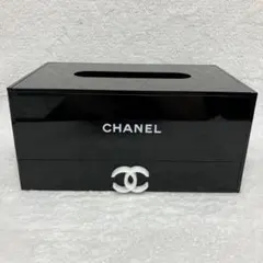 シャネル　CHANEL ノベルティ　ティッシュケース　アクリル　コスメ　非売品 シャネル CHANEL ノベルティ ティッシュケース アクリル コスメ