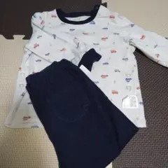 UNIQLO ベビーパジャマ 90cm 車柄 used