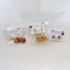 たらこ◡̈♥︎様 リクエスト 10点 まとめ商品（ピアス ） きーちゃん様 ①フックピアス リクエスト 2点 まとめ商品 - メルカリ