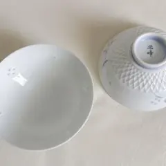 有田焼　常峰　蛍透かし　お茶碗　2個セット