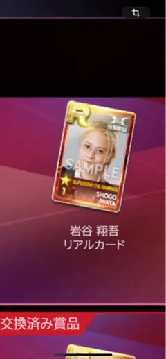 THE RAMPAGE 岩谷翔吾 リアルカード SS_LDH