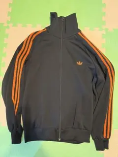 アディダス ジップアップジャージ ネイビー/オレンジ