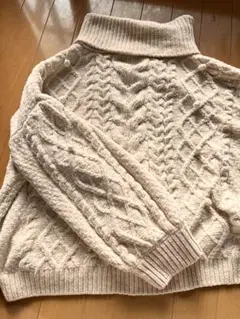 タートルネック ニット セーター 編み 春服 冬服