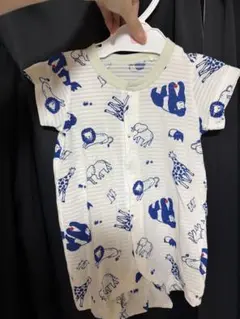 西松屋 動物柄ロンパース 60〜70cm