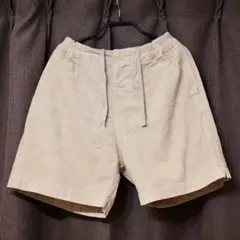 【極美品30】キャプテンサンシャイン　ショートパンツ　コーデュロイ　ベージュ