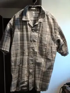 半袖チェックシャツ Lサイズ