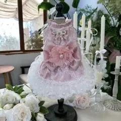 ままちゃん♡みるくここみ♡　犬服猫服ハンドメイド　ワンピース　わんちゃん 完成品犬服 猫服 ハンドメイド ワンピース わんちゃん - メルカリ