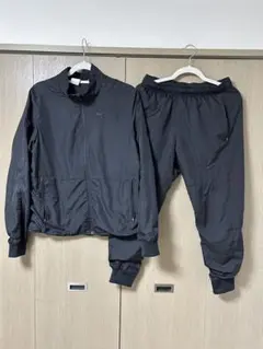 NIKE ナイキ ナイロンジャケット ジャージ パンツ セットアップ 黒 S