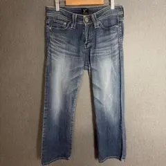 EDWIN SOMETHING デニムパンツ ブルー M スタンダード 色落ちのサムネイル