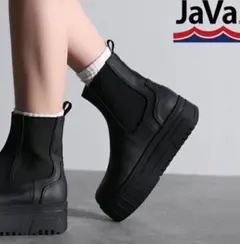 【初売りSALE】JAVA ジャバ サイドゴアブーツ 厚底 Lサイズ