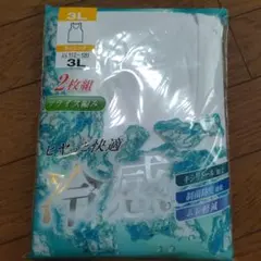 新品　大きいサイズメンズ　肌着　インナー　ランニング　2枚　3L　白