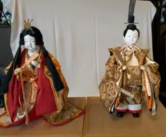 伝統的 雛人形セット 男雛 女雛