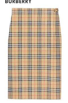 【英国製/極美品✨】バーバリー　Burberrys スカート　上品ウール100%