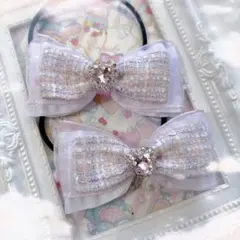 *⑅︎୨୧ヘアゴム✩キッズリボン୨୧⑅︎*のサムネイル
