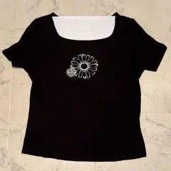 Reflect リフレクト　ワールド　黒　半袖 Ｔシャツ　カットソー　トップスのサムネイル