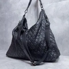 【ZER】ショルダーバッグ トートバッグ 2way レザー キルティング Y2Kのサムネイル