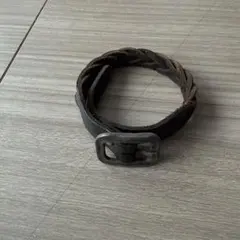 IL BISONTEレザー編み込みブレスレット