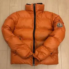 MONCLER ダウンジャケット オレンジ サイズ1