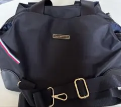 TOMMY HILFIGER 2WAYトート＆ショルダーバッグ BLACKのサムネイル