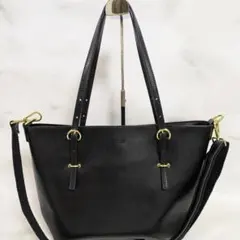 BARCOS バルコス 黒 トートバッグ 2way