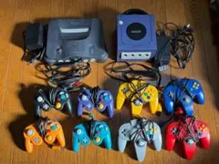 動作OK ニンテンドー64　ゲームキューブ　本体　コントローラー　ソフト　セット