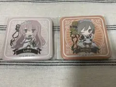 初音ミクシンフォニー　コラボカフェ　スクエア缶バッジ　巡音ルカ　MEIKO