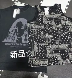 新品☆メンズタンクTシャツとタンクトップ