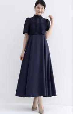 タグ付きCinderellaネイビー ドレス 結婚式　ワンピース