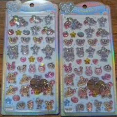 うるちゅるポップシール　エンジェルブルー　ナルミヤ　ぷっくりシール　正規品