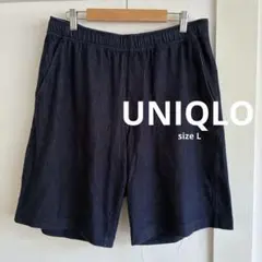 UNIQLO　カットソーイージーショートパンツ　デニム　Lサイズのサムネイル