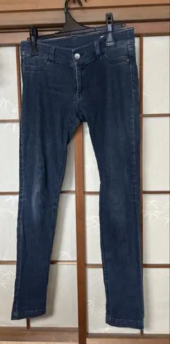 WKMKダークブルー スキニージーンズ ローライズのサムネイル