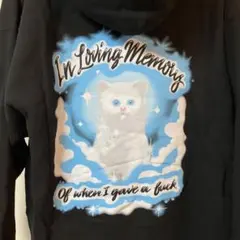 RIPNDIP 猫 パーカー ブラック