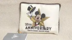 ディズニーストア　25周年　ミッキー＆フレンズ トートバッグ ポケッタブル
