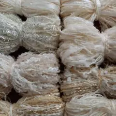 引き揃え糸、変わり糸、ファンシーヤーン白系