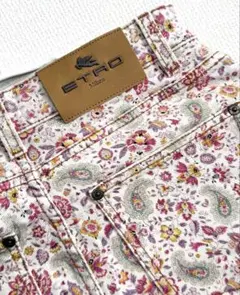 ★良好品●ETRO エトロ ペイズリー 26 正規代理 ロングパンツのサムネイル
