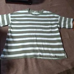 GU ストライプ Tシャツ Mサイズ
