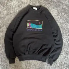 【90s】USA製 "Brindar DESIGN" (M) 刺繍スウェット