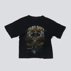 Hard Rock ハードロックカフェ グラフィック Tシャツ 黒 110cm