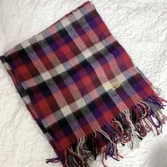 【レア】新品未使用ハニーサロン　赤チェックマフラー