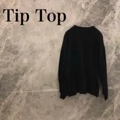 【美品】Tip Top ティップトップ トレーナー レディース ブラック 黒のサムネイル