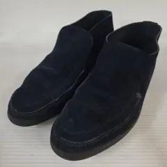 BALLY スエード スリッポン ドレスシューズ ネイビー y96のサムネイル