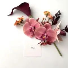 terracotta-Mヘッドパーツ　アーティフィシャルフラワー　ヘッドドレス