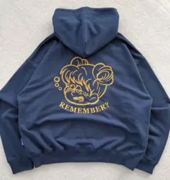REMEMBERパーカー ネイビーM