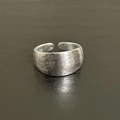 リング　シルバー925刻印　マットデザイン　メキシカンアクセサリー　ヴィンテージ