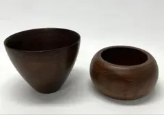 木製 鉢 ボウル 2点セット 天然木