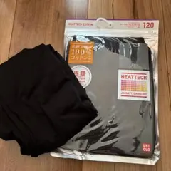 UNIQLO HEATTECH ブラック レギンス 120 2枚セット